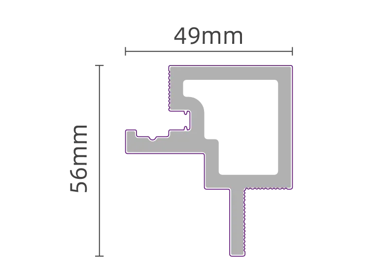 Cornière Panneau Bois Extérieur Noir 290CM | Façade | Jardin | Texture 3D - Image 2