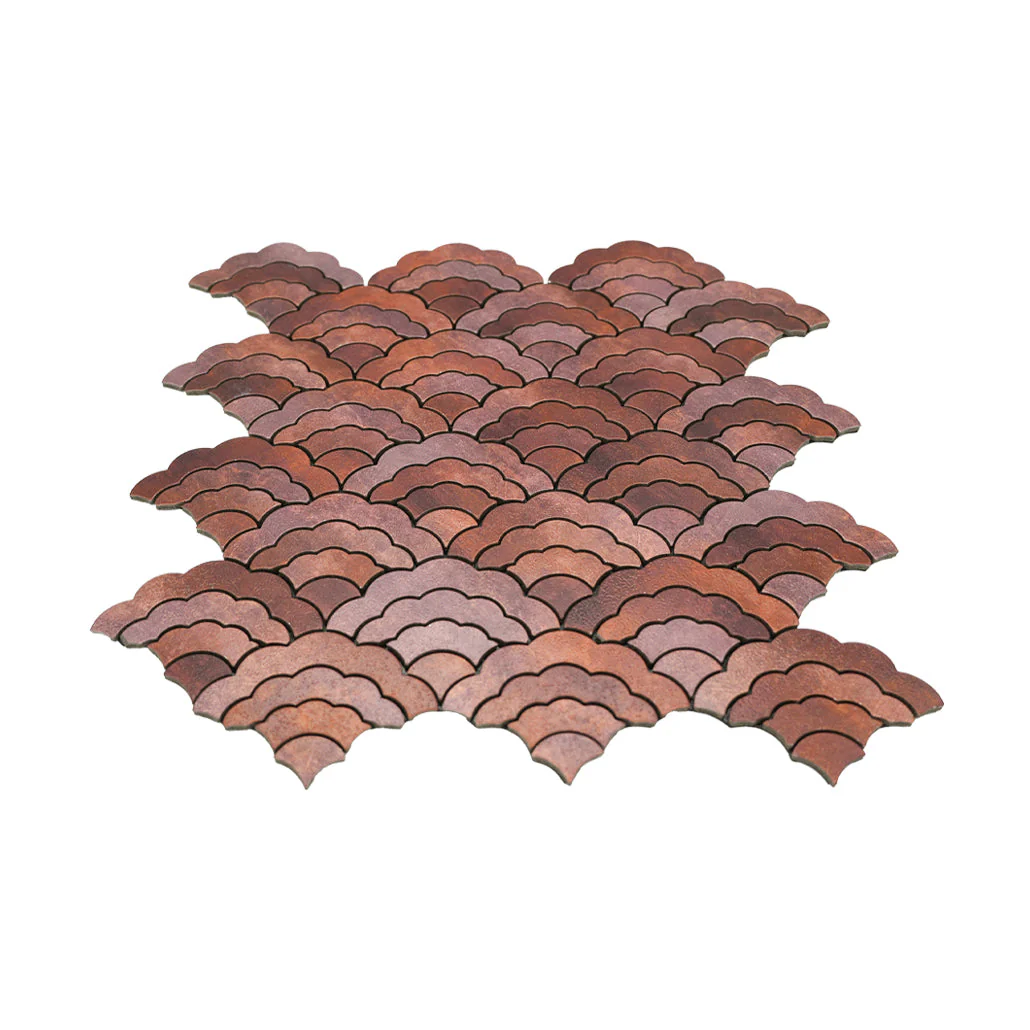 Crédence adhésive | Éventail Cuivre | 26,8×28,1 cm - Image 6
