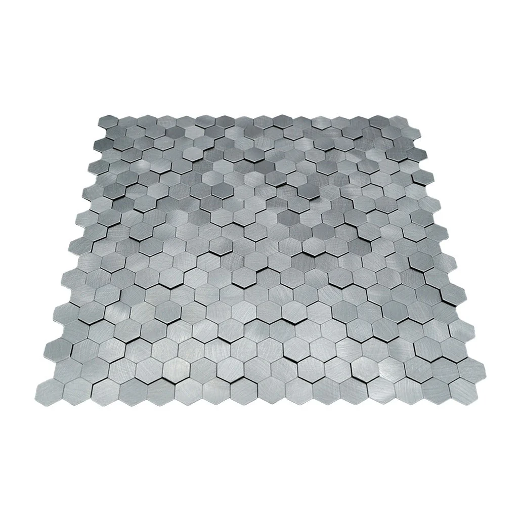 Crédence adhésive | Mini Hexagone 3D Gris | 29,8×30,7 cm - Image 4