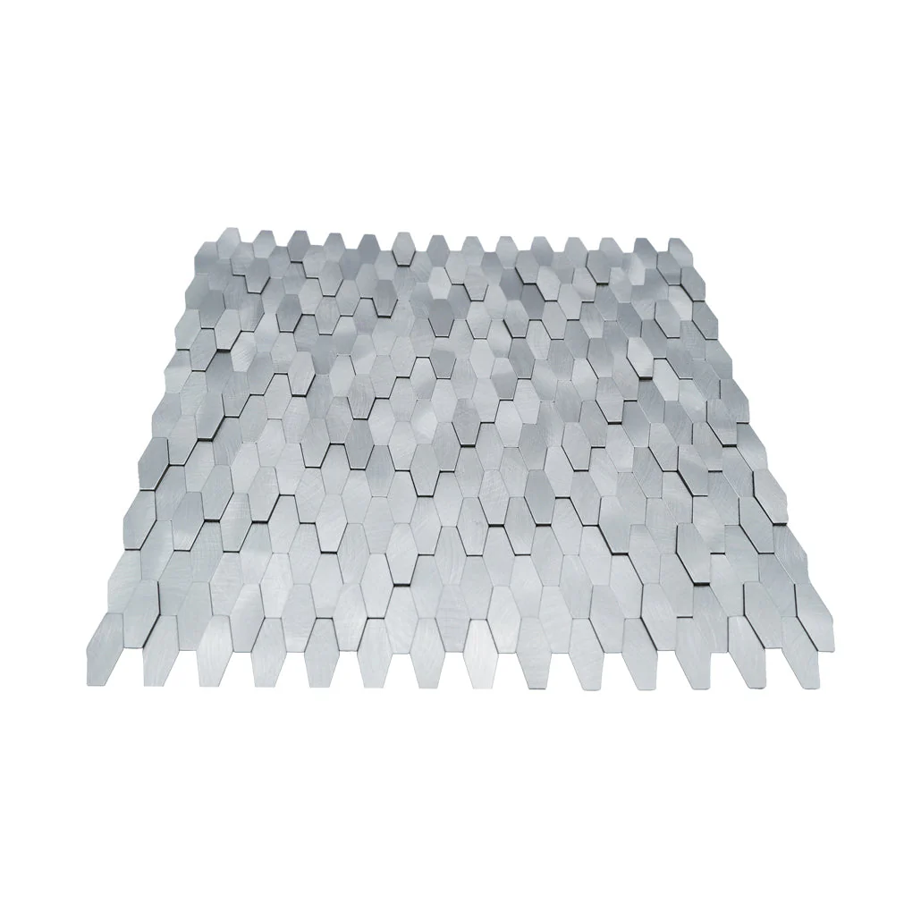 Crédence adhésive | Picket 3D Argent | 31×30 cm - Image 4