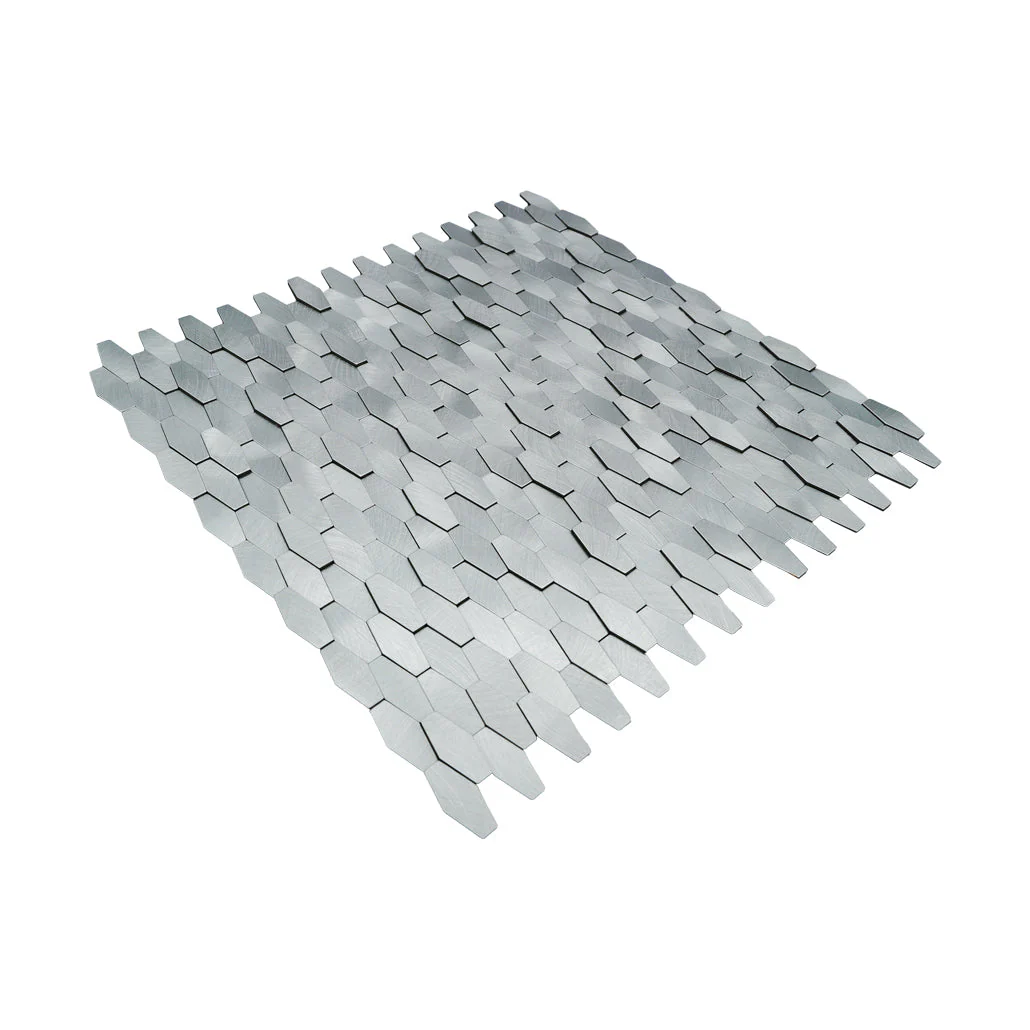 Crédence adhésive | Picket 3D Argent | 31×30 cm - Image 6