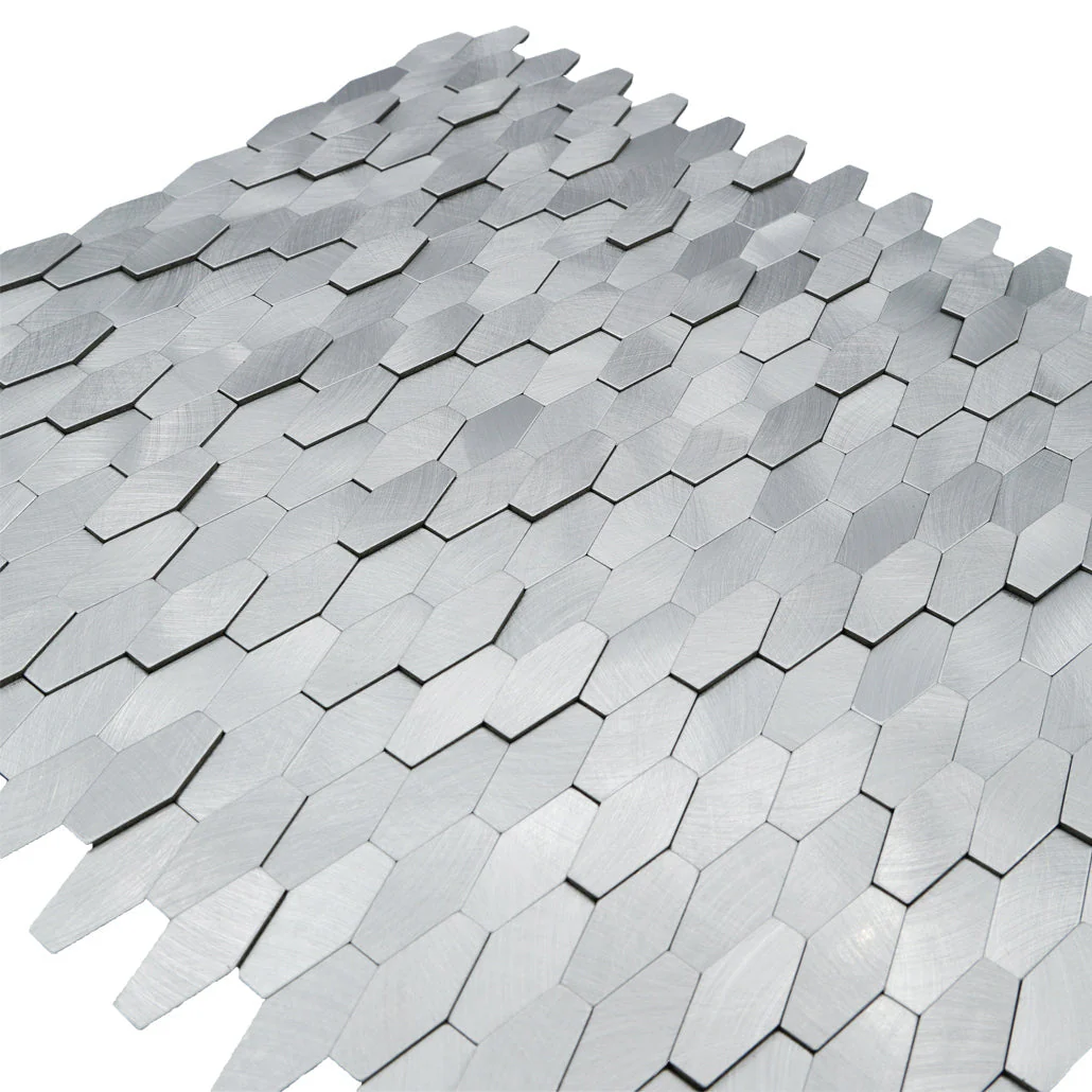 Crédence adhésive | Picket 3D Argent | 31×30 cm - Image 8