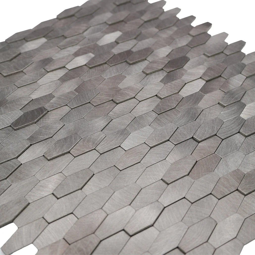 Crédence adhésive | Picket 3D Gris | 31×30 cm - Image 8