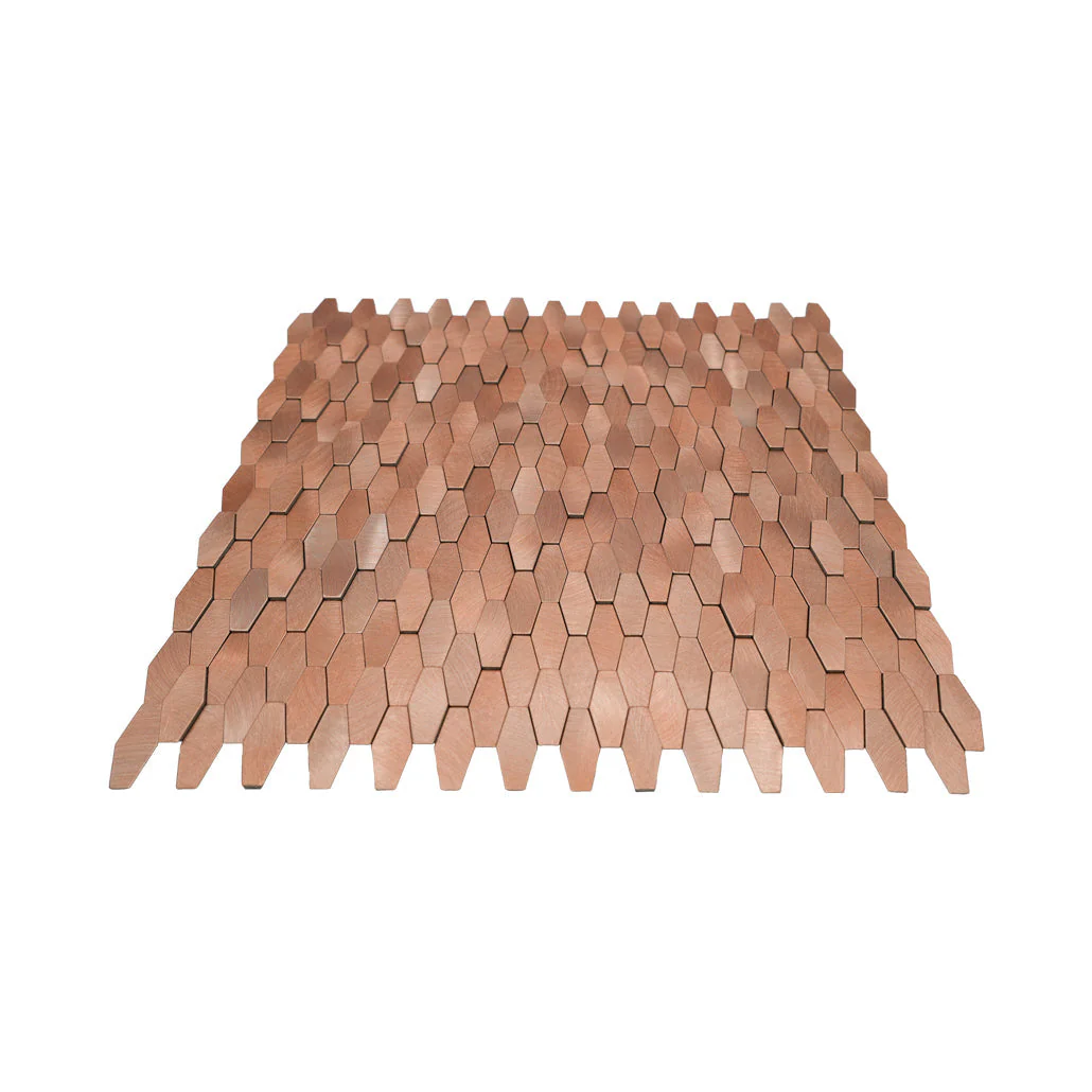 Crédence adhésive | Picket 3D Saumon | 31×30 cm - Image 4