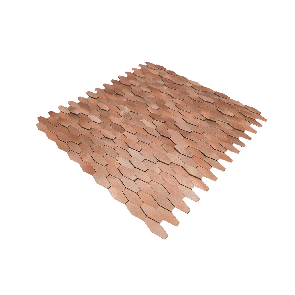Crédence adhésive | Picket 3D Saumon | 31×30 cm - Image 6