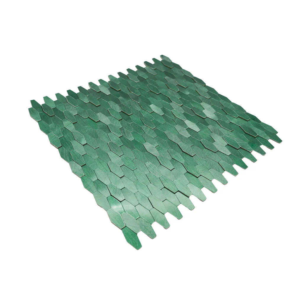 Crédence adhésive | Picket 3D Vert foncé | 31×30 cm - Image 6