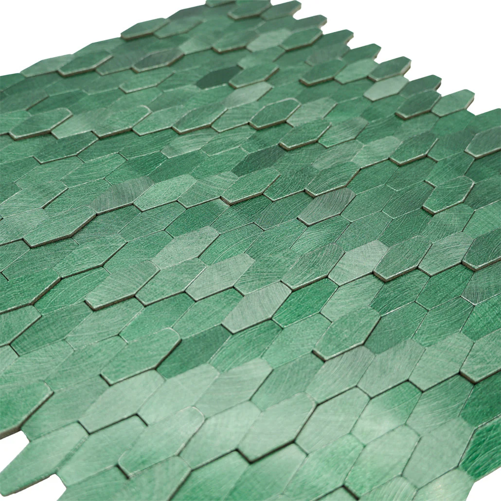 Crédence adhésive | Picket 3D Vert foncé | 31×30 cm - Image 8