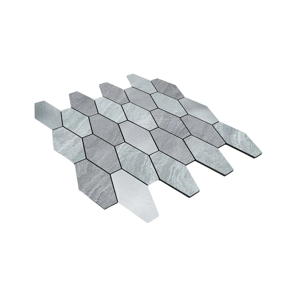 Crédence adhésive | Picket Argent | 30×30 cm - Image 6