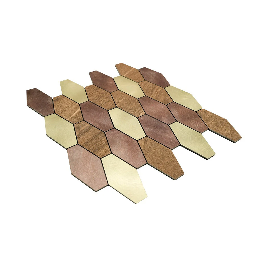 Crédence adhésive | Picket Brun | 30×30 cm - Image 6