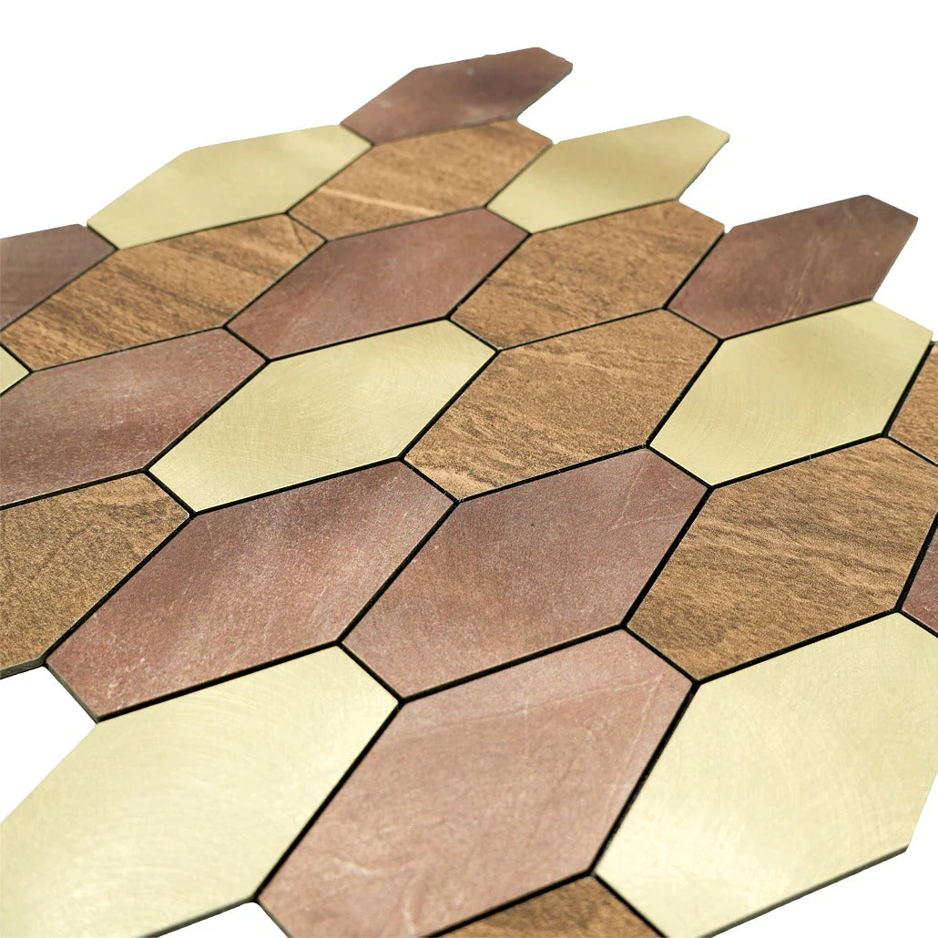 Crédence adhésive | Picket Brun | 30×30 cm - Image 8