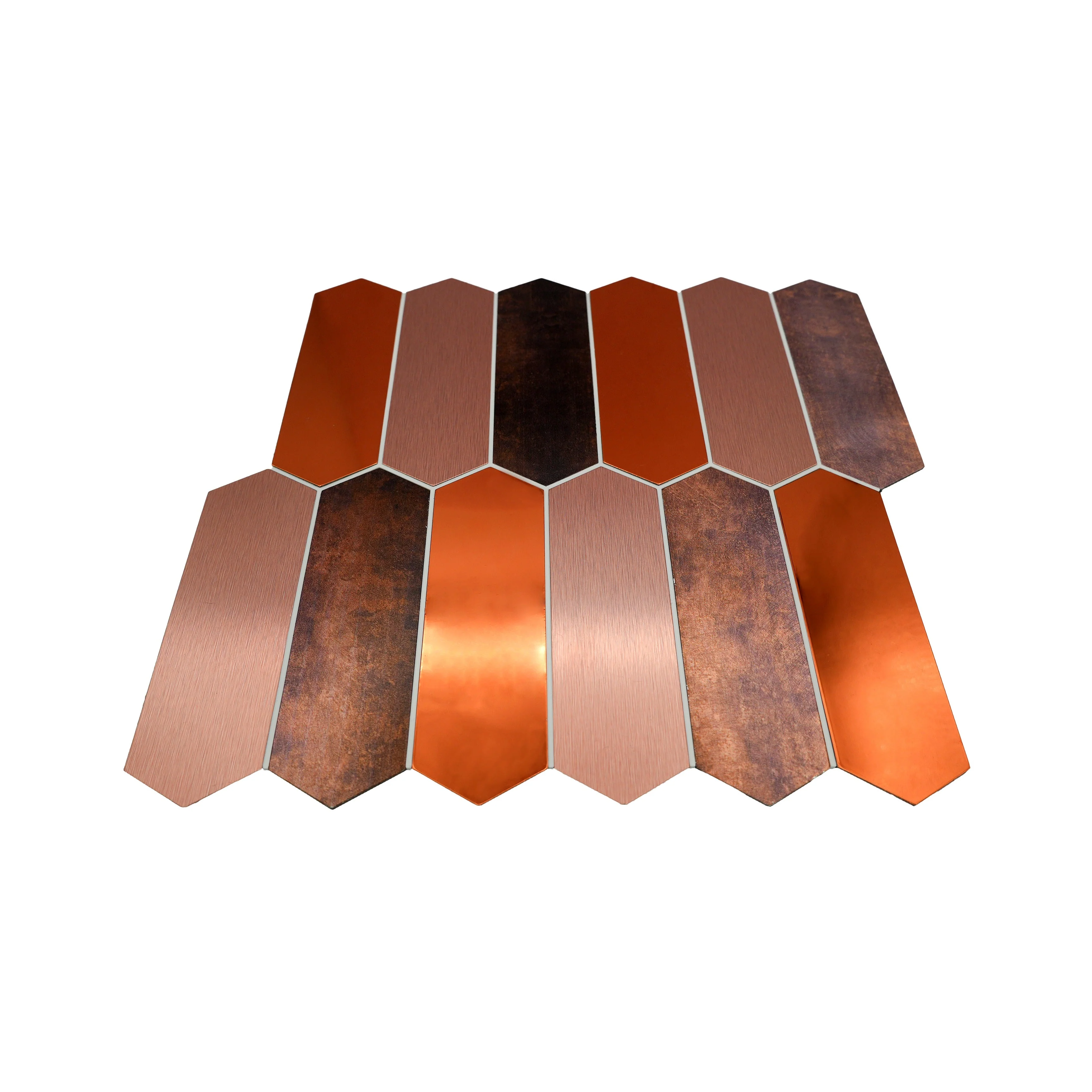 Crédence adhésive | Picket Brun | 28,2×27,3 cm - Image 4