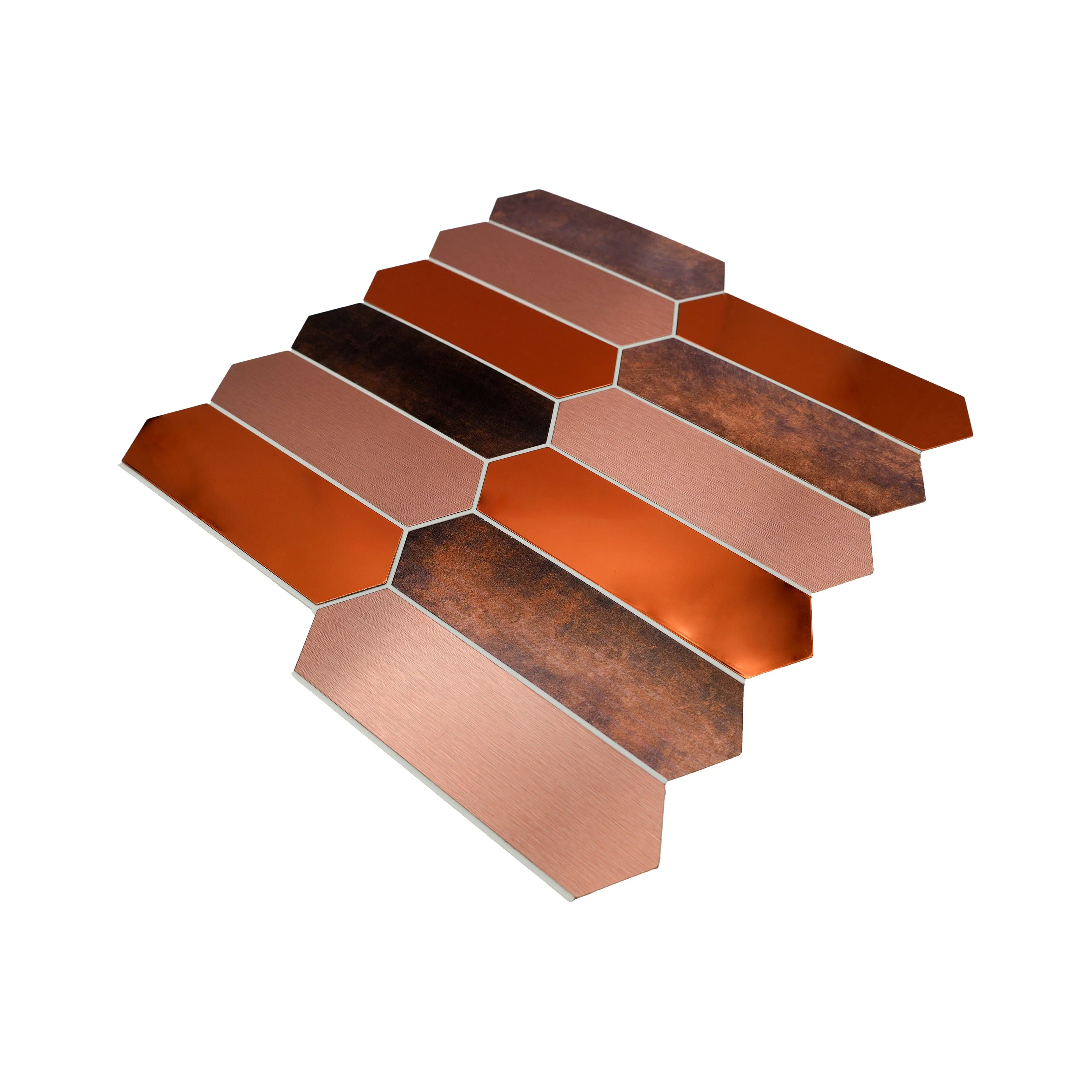 Crédence adhésive | Picket Brun | 28,2×27,3 cm - Image 6