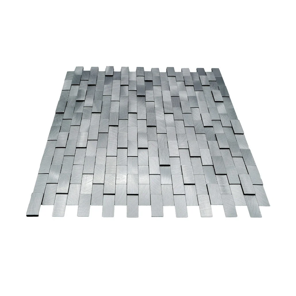 Crédence adhésive | Plaquette 3D Argent | 30×29,8 cm - Image 4