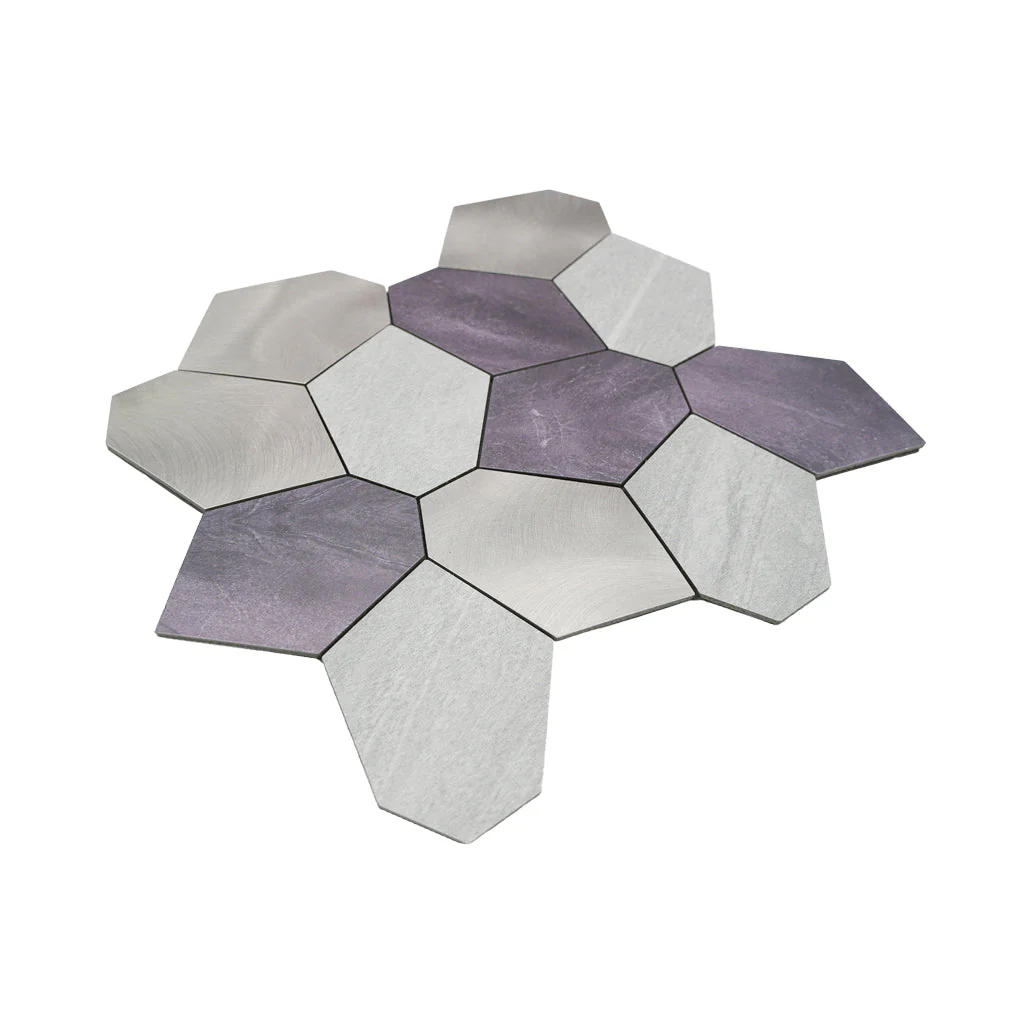 Crédence adhésive | Polygone Gris | 30×26,2 cm - Image 6