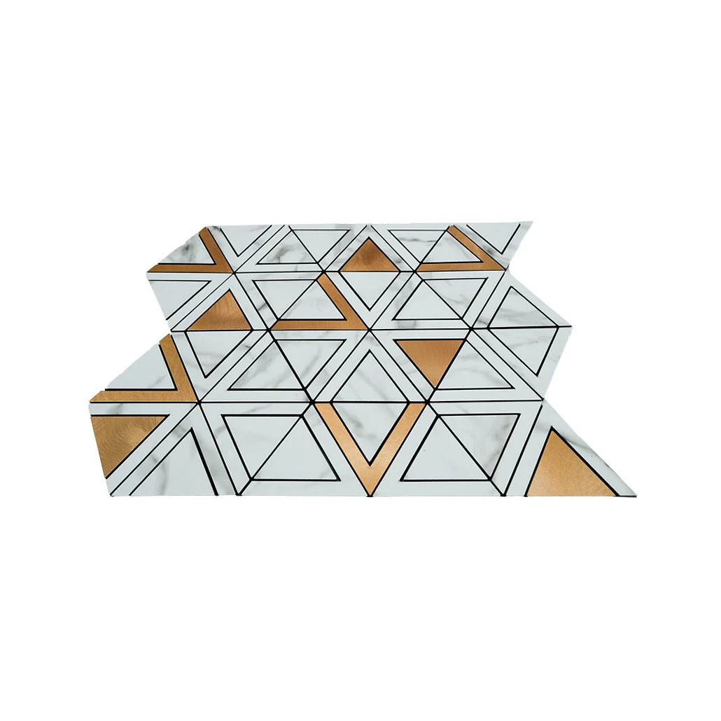 Crédence adhésive | Triangle Or | 28,7×33,1 cm - Image 4