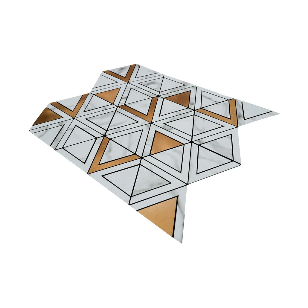 Crédence adhésive | Triangle Or | 28,7×33,1 cm - Image 6