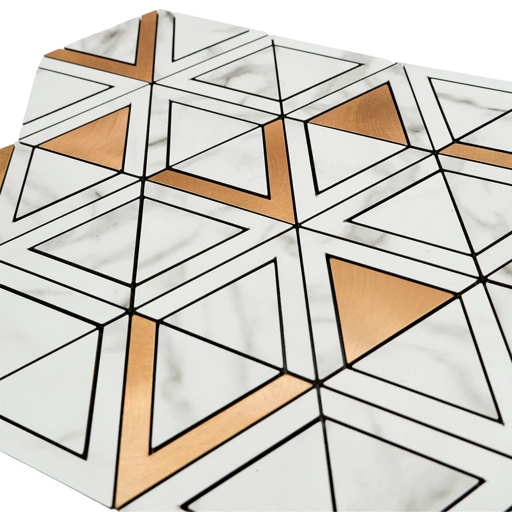 Crédence adhésive | Triangle Or | 28,7×33,1 cm - Image 8