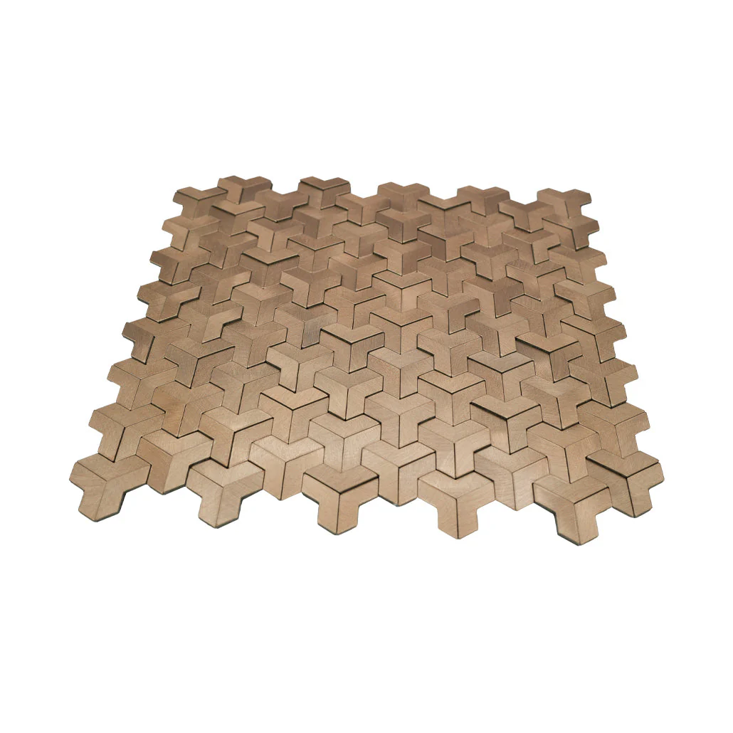 Crédence adhésive | Trifold 3D Naturel | 30,3×28 cm - Image 4