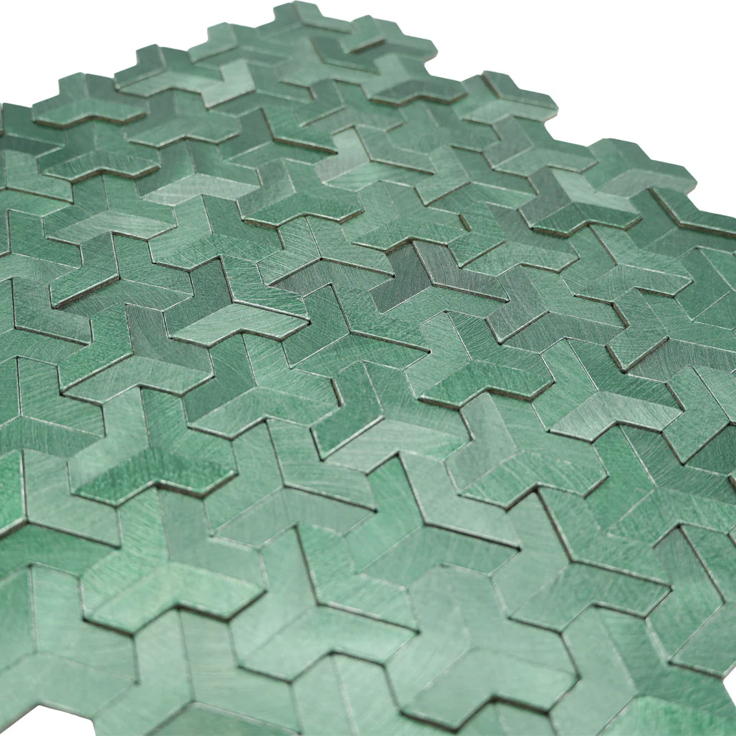 Crédence adhésive | Trifold 3D Vert foncé | 30,3×28 cm - Image 8