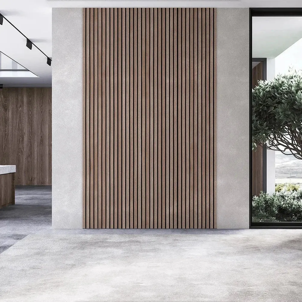 Panneau acoustique en bois | Chêne Fumé | De première qualité - Image 3