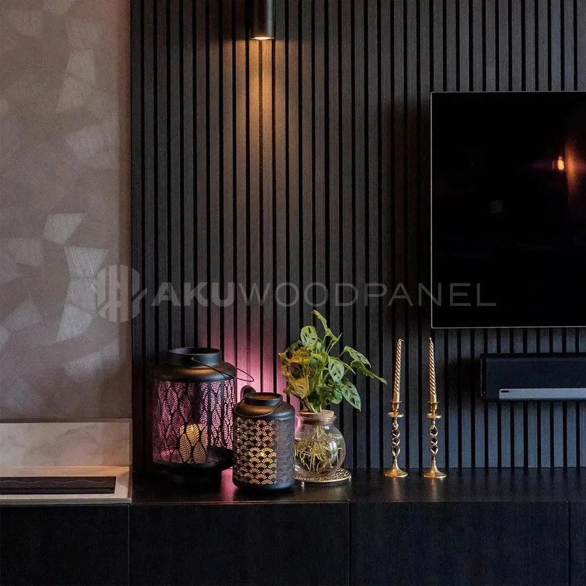 Panneau acoustique en bois | Chêne Noir | De première qualité - Image 7