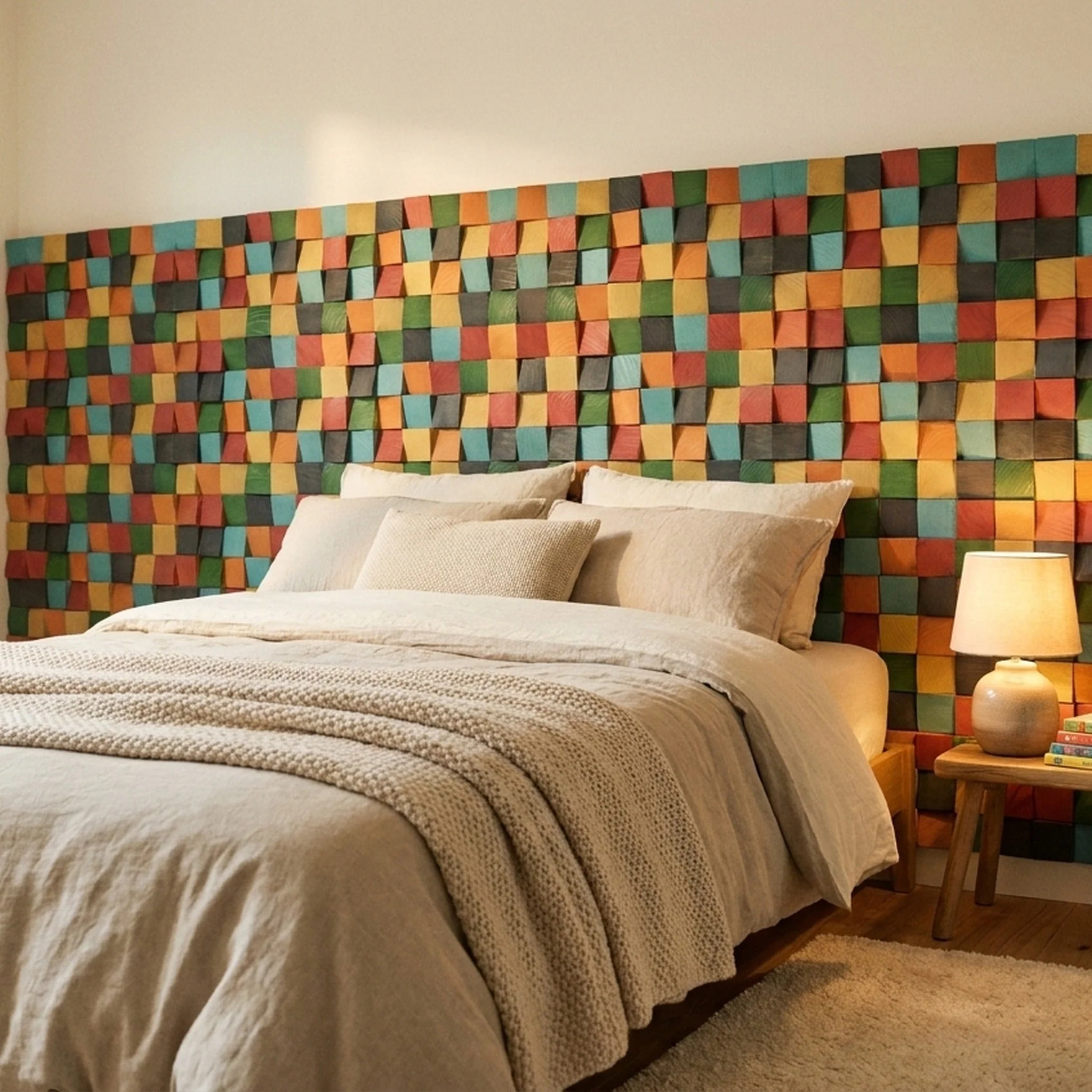 Panneau Bois Décoratif Mural | Dark Pin | 30×30 cm - Image 9