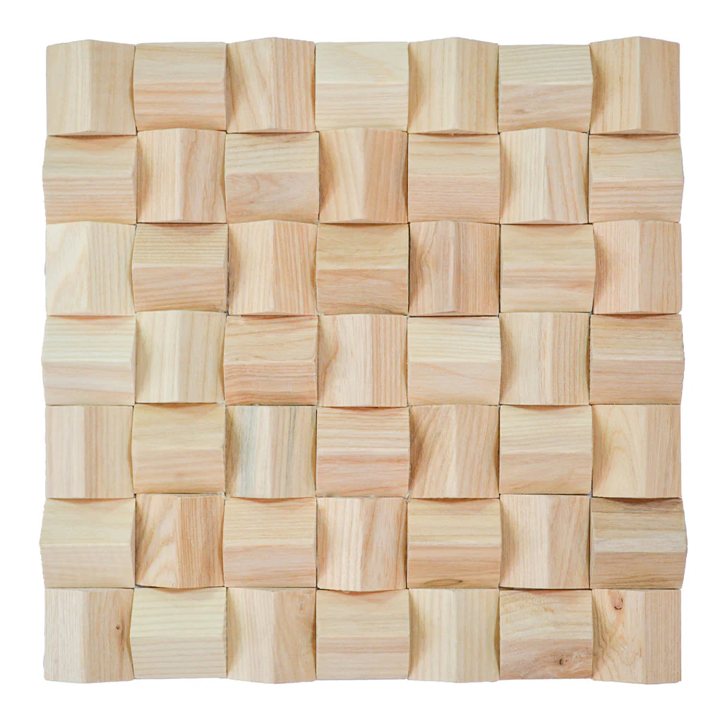 Panneau Bois Décoratif Mural | Frêne | 30×30 cm - Image 8