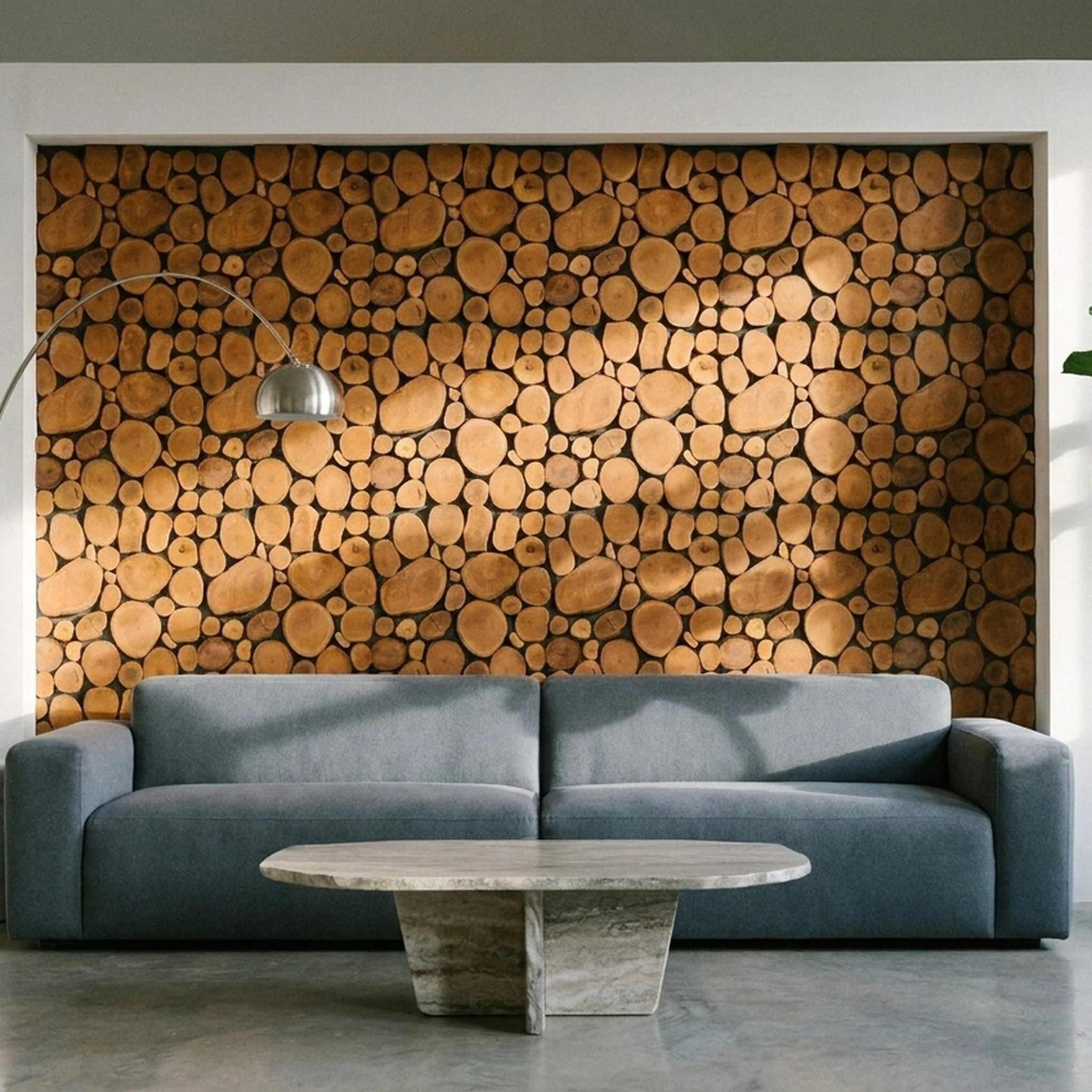 Panneau Bois Décoratif Mural | Litchi | 30×30 cm - Image 5