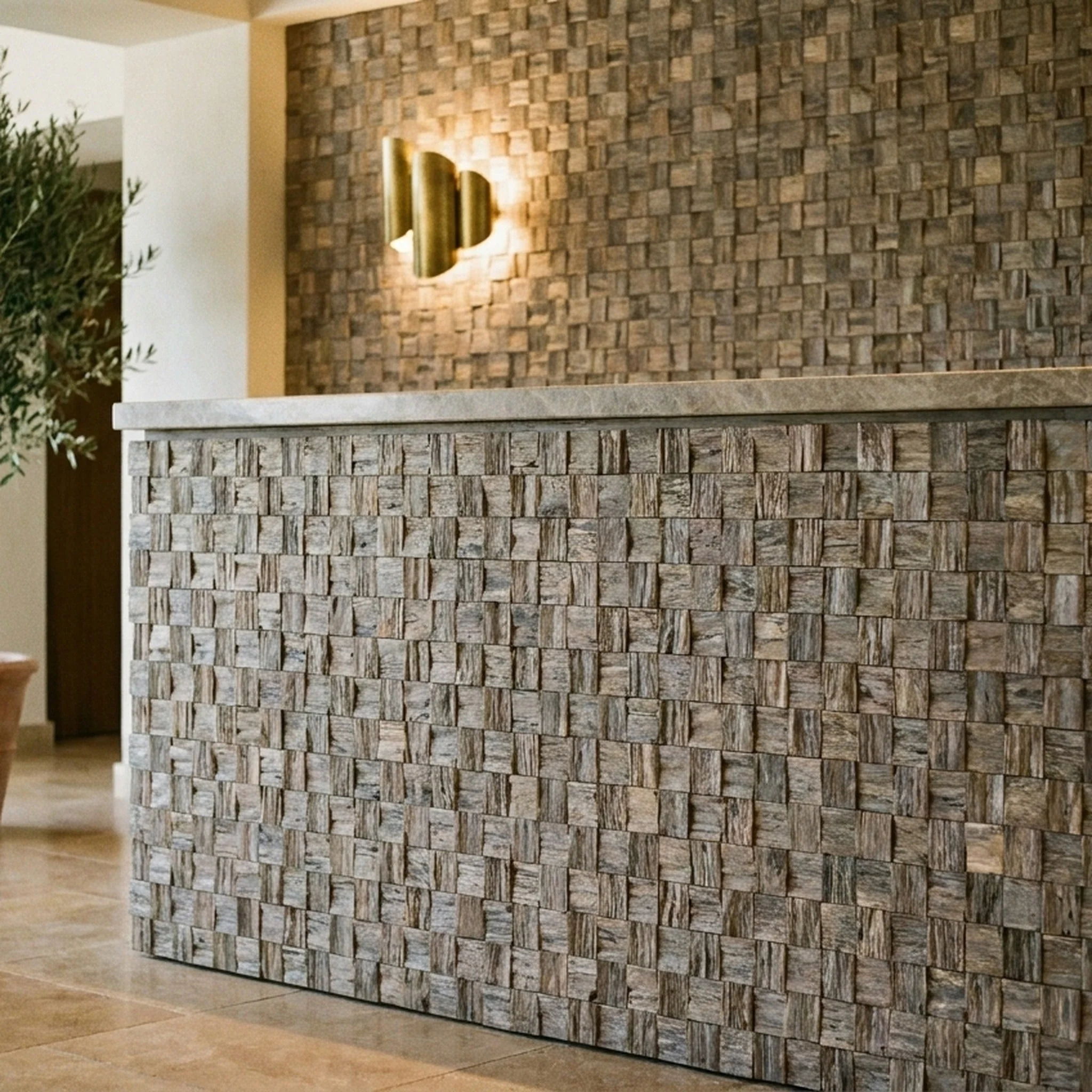 Panneau Bois Décoratif Mural | Marine Shipwood | 30×30 cm - Image 3