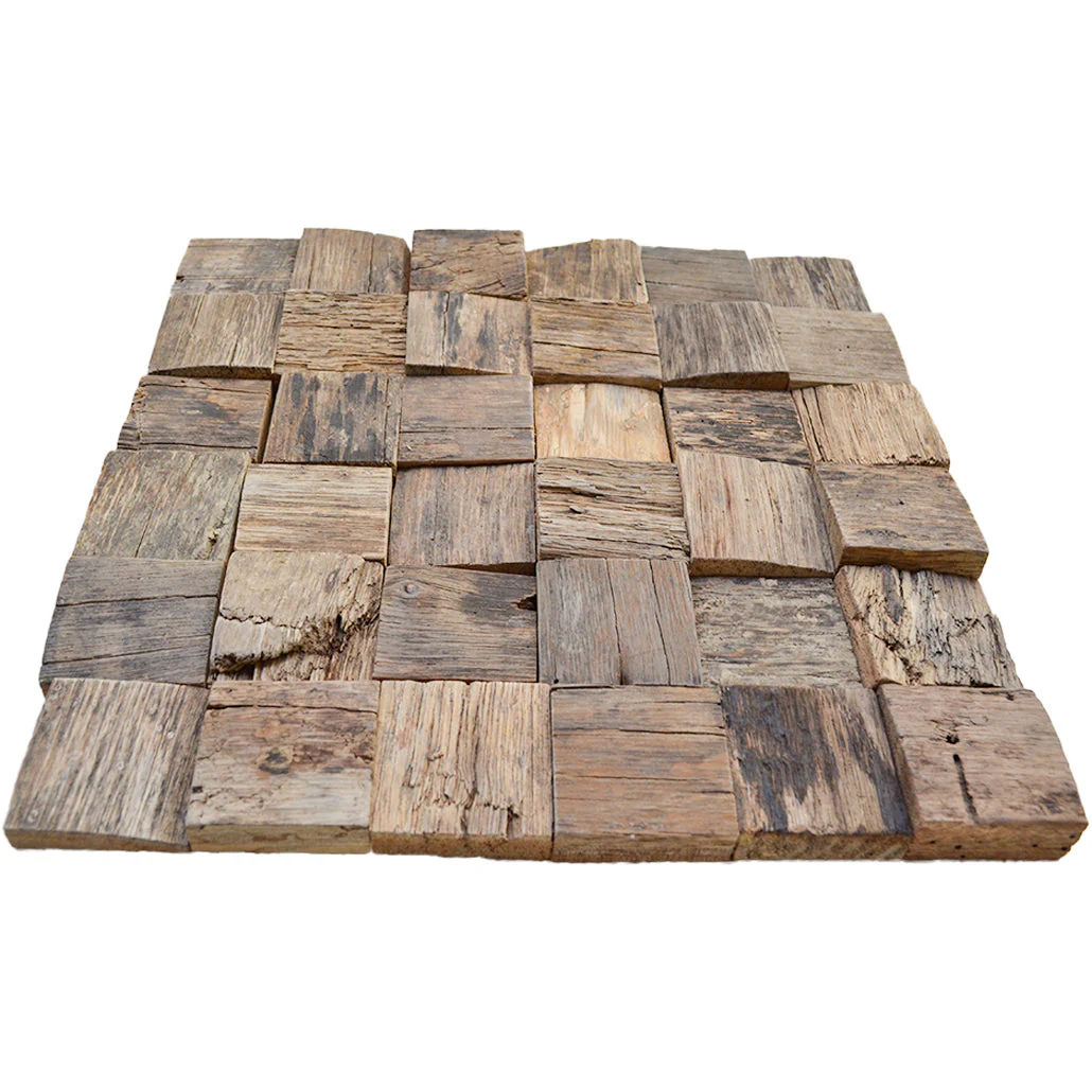 Panneau Bois Décoratif Mural | Marine Shipwood | 30×30 cm - Image 8