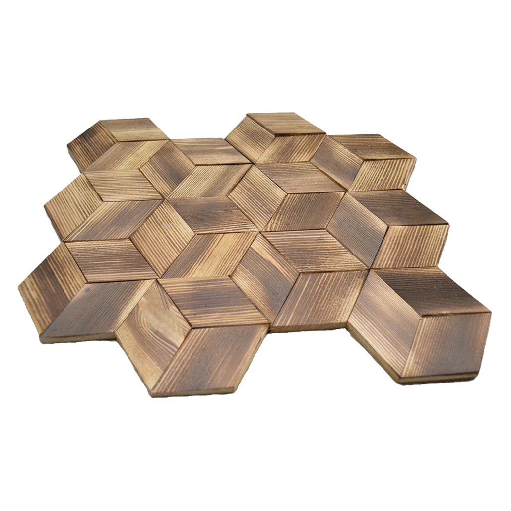 Panneau Bois Décoratif Mural | Pin Frais | 30×35 cm - Image 4
