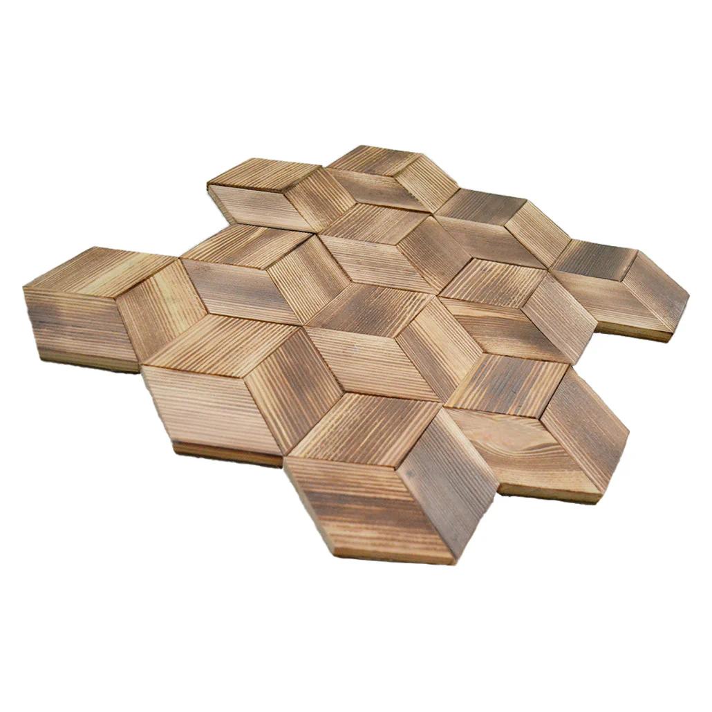 Panneau Bois Décoratif Mural | Pin Frais | 30×35 cm - Image 6