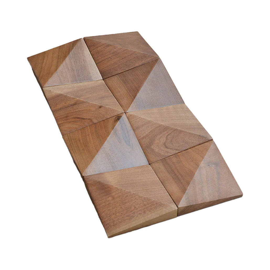 Panneau Bois Décoratif Mural | Slim Noyer | 20×40 cm - Image 4