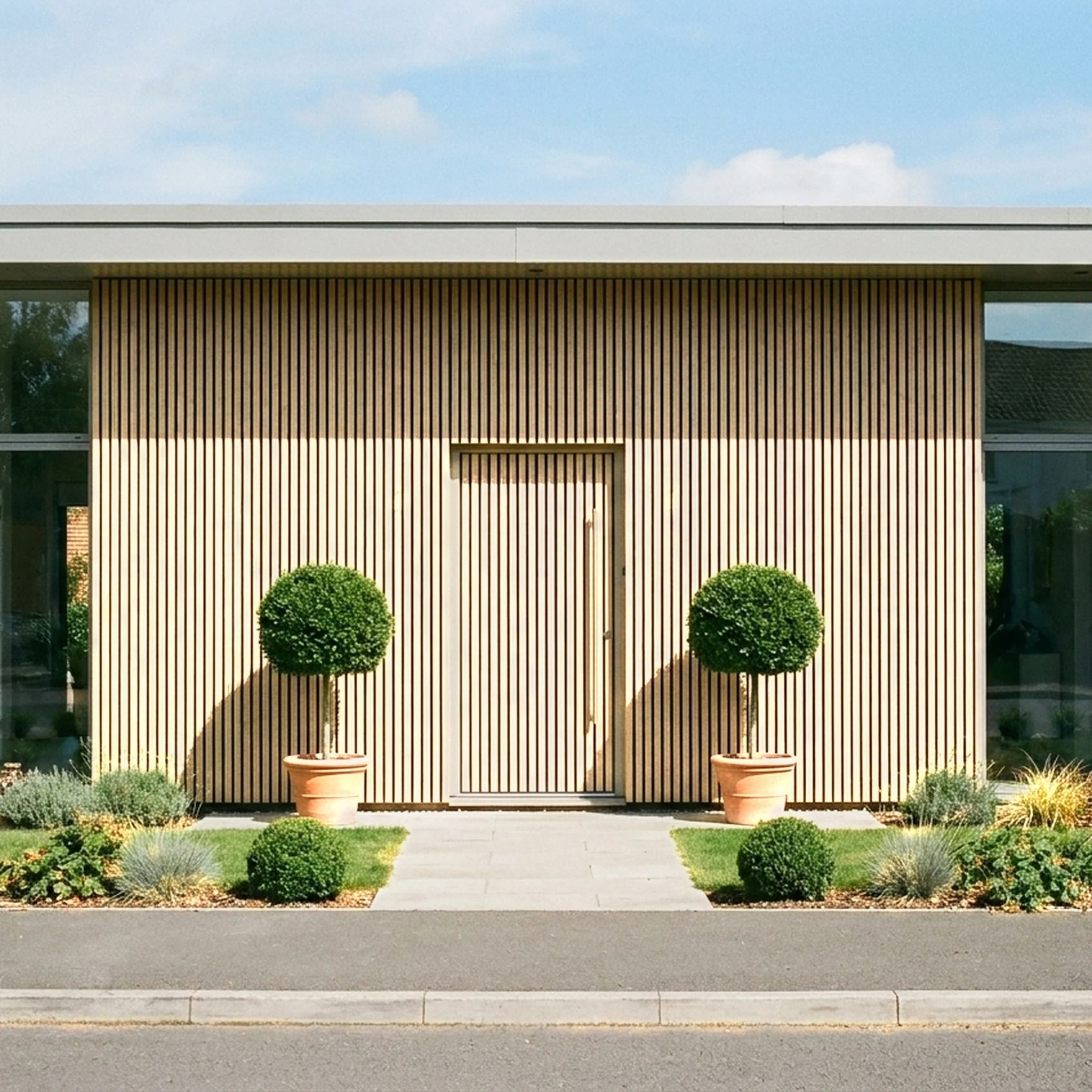 Panneau Bois Extérieur Bouleau 290CM | Façade | Jardin | Texture 3D - Image 4