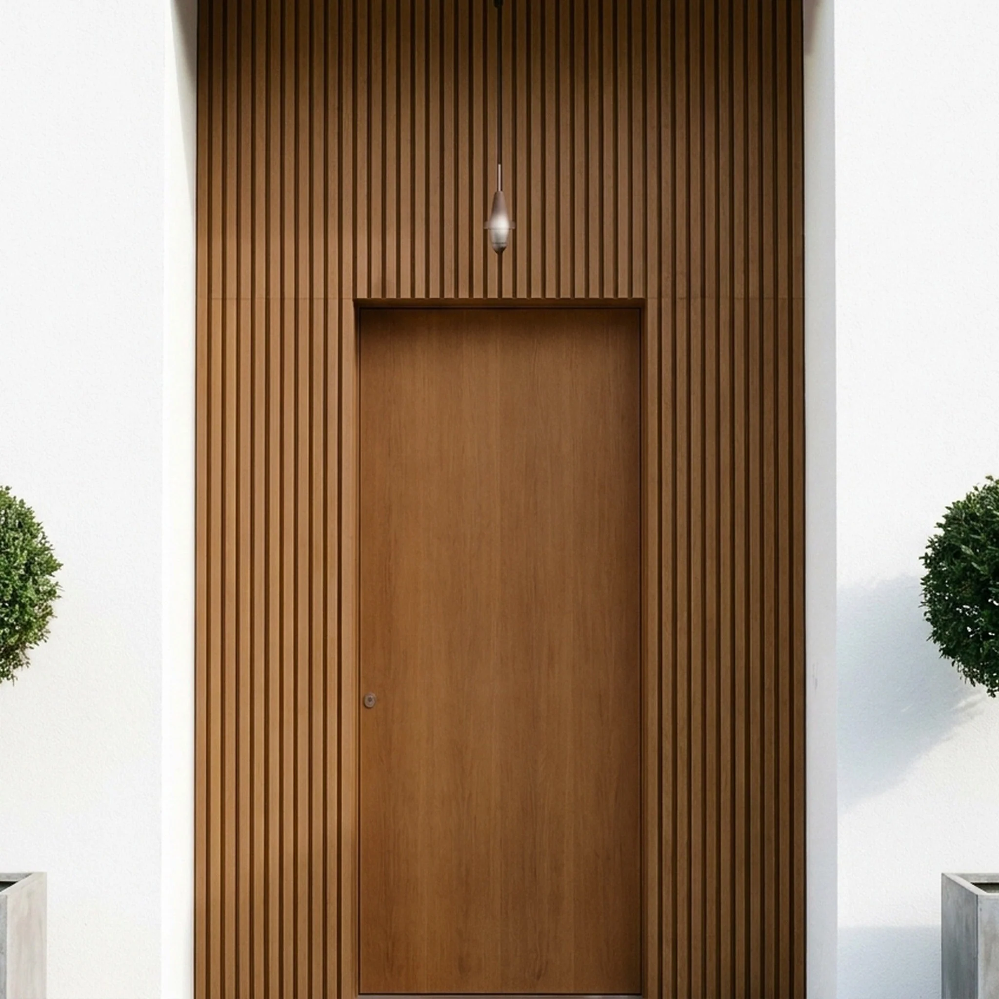Panneau Bois Extérieur Chêne 290CM | Façade | Jardin | Texture 3D - Image 5