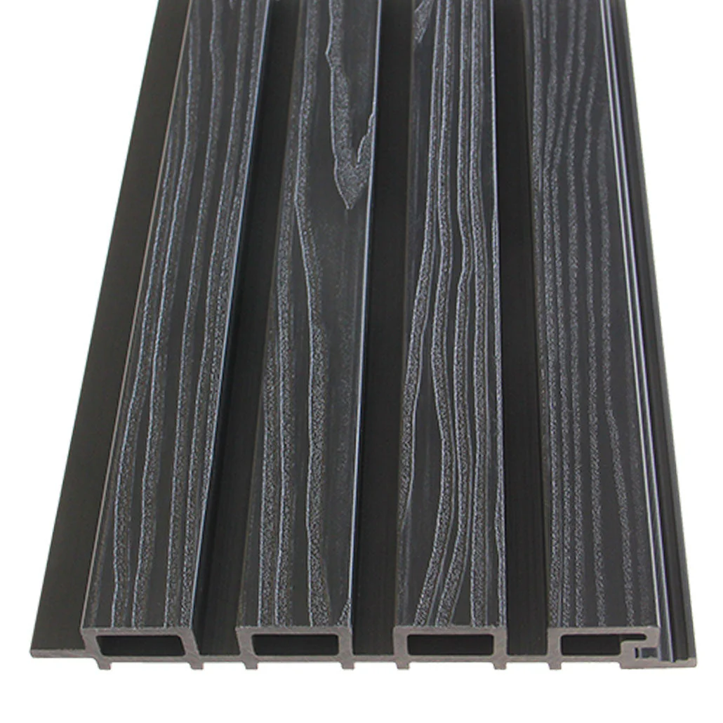 Panneau Bois Extérieur Noir 290CM | Façade | Jardin | Texture 3D - Image 4