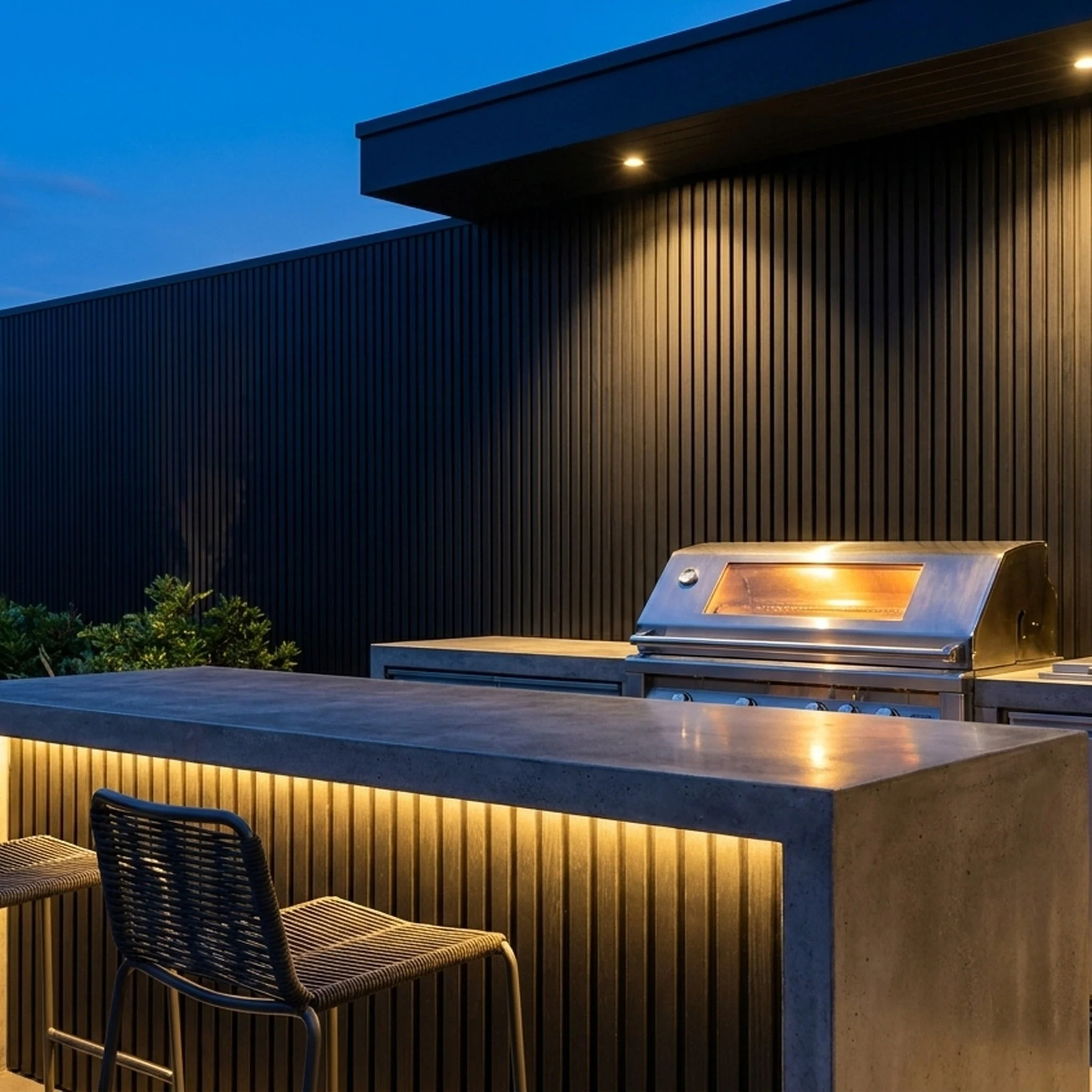 Panneau Bois Extérieur Noir 290CM | Façade | Jardin | Texture 3D - Image 5