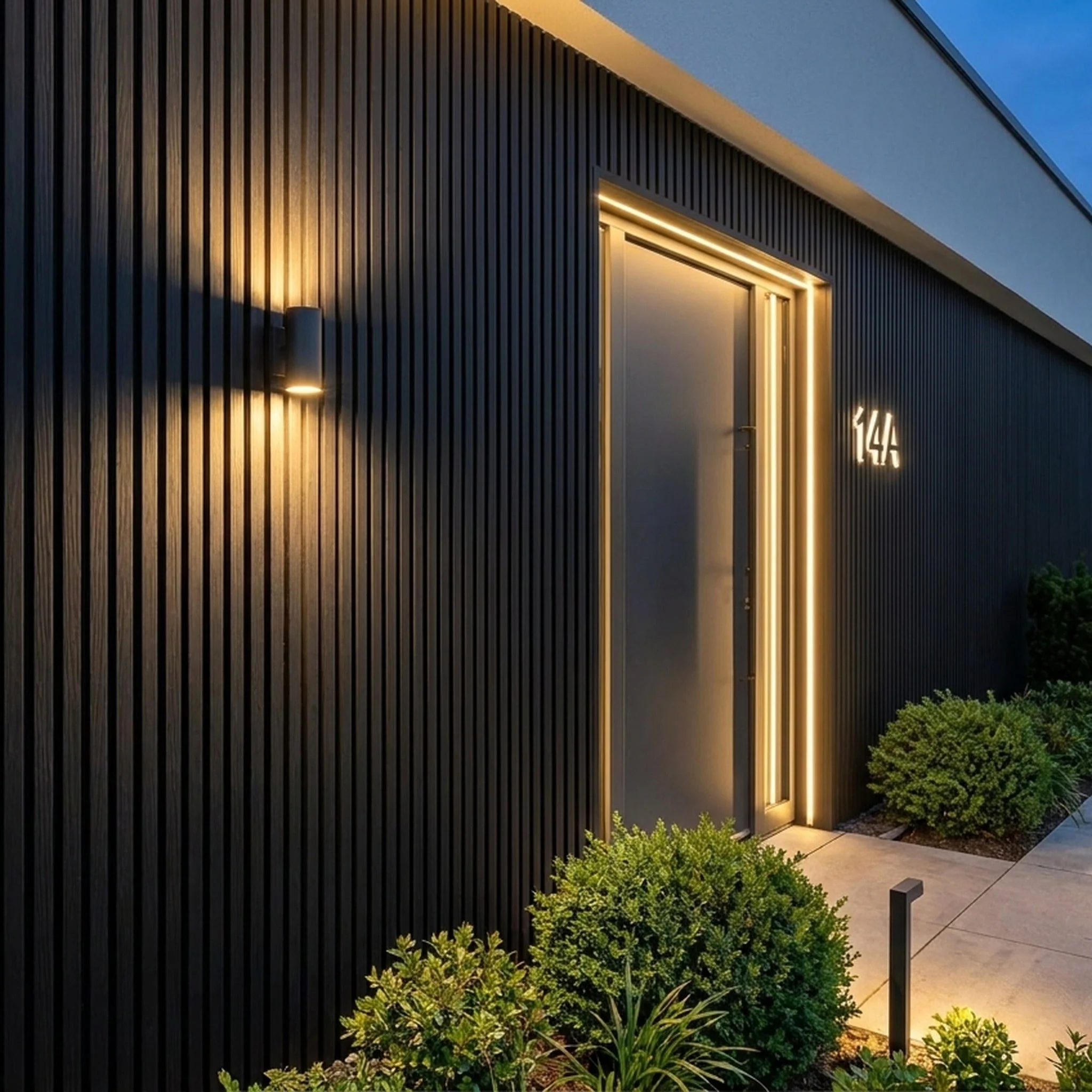 Panneau Bois Extérieur Noir 290CM | Façade | Jardin | Texture 3D - Image 6
