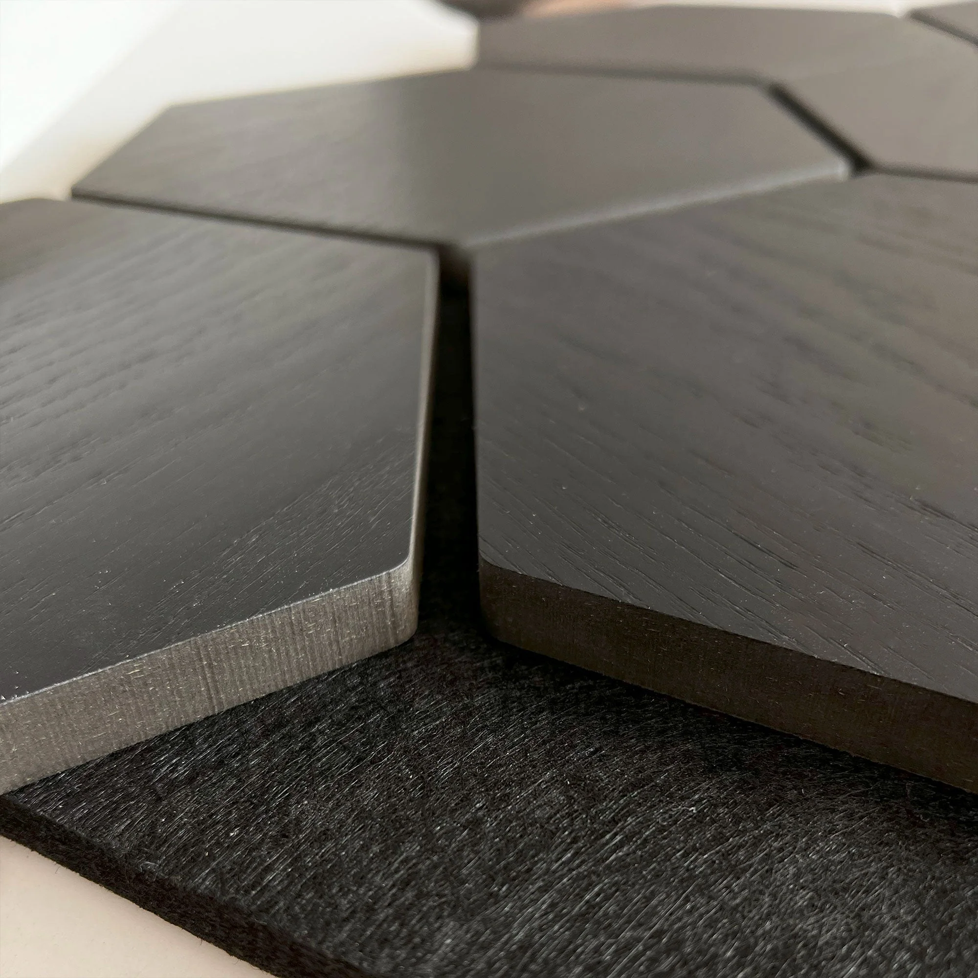 Panneau Mural Hexagonal | Noir 81 cm | Acoustique - Image 9